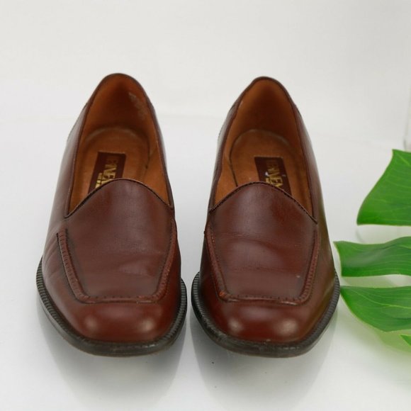 Ipanema Brazil Women Anise Loafer Slip On Size 8.5 Brown Leather Business Casual - Picture 4 of 12